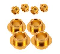 KALLORY 8 Piezas Espaciadores Metálicos Tamaño 1.50x1.00x0.80 Cm, Resistentes a Deformaciones para Rodamientos de Patines en Línea para Entrenamiento y Parque de Patinaje