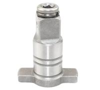 KALLORY Adaptador de Llave Eléctrica de Acero Cuadrado 1/2 a 1/4 Eje Hexagonal en T, Accesorio para Herramientas Eléctricas, Pieza Resistente para Uso Doméstico y Profesional