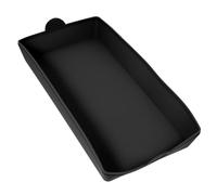 KALLORY Bandeja de Silicona para Hornear Negra Protección para Paredes y Fácil de Limpiar, Adecuado para Repostería y Accesorios de Cocina