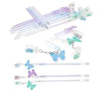 KALLORY Bolígrafo de Gel Adecuado para Dibujar y Marcar Cosas Importantes para Estudiantes con Colgante de Insecto 15 Piezas, Material Plástico Color Color Aleatorio Varios estilos