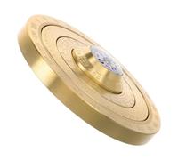 KALLORY Brújula Antiguo Cobre Bagua Diseño de Portátil Tradicional Chino, Amuleto de Buena en Suerte Color Dorado y Estilo para Decoración Feng Shui