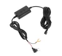 KALLORY Cable de Alimentación Línea Eléctrica Mini Ángulo Derecho, Material PC Abs, Color Negro para Cámara de Salpicadero de Coche para Vehículos