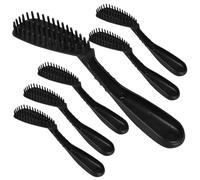 KALLORY Cepillo Aplicador de Tinte Cabello Negro de Plástico, Lavable Desorden, Adecuado para Peluquería Profesional y DIY de Coloración