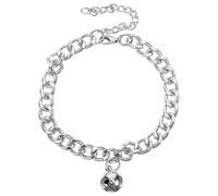KALLORY Collar Campana Perros Aleación y Gatos para Ajustable de Aluminio con Decorativa, Accesorio Cómodo y Elegante para Mascotas Pequeñas y Medianas