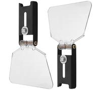 KALLORY Conjunto de 2 Protectores Oculares Transparentes para Amoladora de Banco de 6 Pulgadas, Cubierta Protectora de Plástico Resistente para Esmeriladora, Accesorios de Fijación