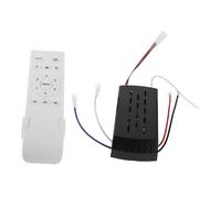 KALLORY Controlador de Velocidad Variable para Motor de Corriente Continua de Ventilador de Techo con Luz, Control Remoto Inalámbrico Voltaje, Accesorio de Plástico para Uso en Hogar