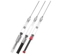 KALLORY Convertidor de Tinta para Pluma Estilográfica 6 Piezas, Asistente de Llenado Resorte para Bolígrafos de 3.4 y 2.6 Mm, Acero Inoxidable y Plástico, Accesorios Portátiles