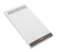KALLORY Cuaderno de Notas de Compras Desgarrables Planificador de Compras Papel Blanco Gestión Semanal y Priorización de Tareas para Organización Personal