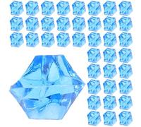 KALLORY Cubitos de Hielo Acrílicos Decorativos de Alta Simulación para Fotografía DIY, 450 Piezas Irregulares Ligeras y Resistentes Deformación