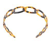 KALLORY Diadema Ancho Vintage y Mujer Niña Placa de Acetato para Diseño Geométrico Estilo Francés, Accesorio Delicado Adecuado para Deportes y Ocasiones Obsequios