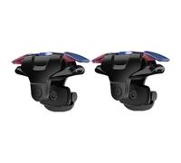 KALLORY Disparadores de Juego para Teléfono Móvil Mango Metálico, Diseño Izquierdo y Derecho, Color Negro, Accesorios Duraderos Antideslizantes para Juegos Móviles, Mejora la Precisión
