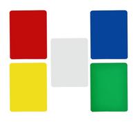 KALLORY Dispensador Portátil de Cartas de Póquer de PVC Resistente, 5 Piezas para Mesa de Juego Profesional de Póker Texas Hold'em