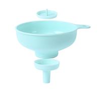 KALLORY Embudo de Aceite de Cocina Multifuncional de Pp Boca Ancha y Estrecha, Práctico para Llenar Botellas y Almacenamiento en Cocina