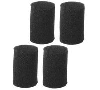 KALLORY Esponja de Filtro para Acuario 4 Piezas, Accesorio de Esponja Negra para Tanque de Peces, Prolonga Vida Útil del Medio Filtrante, Adecuado para Agua Dulce y Salada
