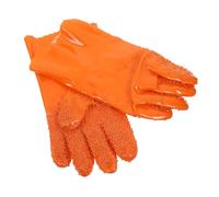 KALLORY Guantes para Pelar Patatas y Verduras 1 Par de Guantes Prácticos y Resistentes Color Aleatorio de Pvc, Fácil Pelado Antideslizantes, Adecuado para Cocina