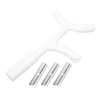 KALLORY Herramienta de Cuadratura de Flechas para Tiradores de Raspador Decapante de Plástico y Metal, Diseño Ergonómico para Eliminar Residuos de Adhesivo en Cacería