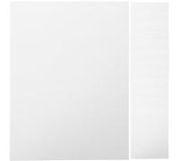 KALLORY Hojas de Papel Cartón Blanco A4 50 Ligero y Fácil de Usar para Manualidades, Dibujo y Origami, Adecuado para Crear Familia o Amigos