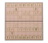 KALLORY Juego de Ajedrez Japonés Magnético Plegable para Viaje con Piezas Seguras y Desarrollo Cognitivo, Material PS para Adultos y Entretenimiento Familiar en Movimiento