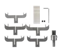 KALLORY Juego de Fresas para Madera en Acero de Alta Velocidad, Herramienta para Hacer Pulseras y Cortar Anillos, Adecuado para Manualidades de Madera