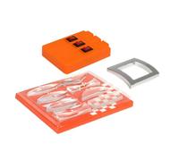 KALLORY Kit de Experimentos Ópticos Físicos Fuente de Luz Lentes Convexas y Cóncavas, Prisma Triangular Fácil Montaje para Aulas y Laboratorios de Física