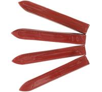 KALLORY Kit de Sellos de Lacre con 4 Barras de Cera Roja para Sellar, Fácil de Usar y Secado Rápido, Adecuado para Proyectos de Bricolaje y Manuscritos