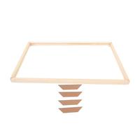 KALLORY Marco para Impresiones de Carteles Herramientas de Lienzo Marco del Sistema de Estiramiento de Lona de Madera para Pinturas al Óleo y Pósteres 55x35cm Diy, Fácil Montaje,