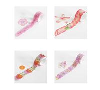KALLORY Pegatinas Decorativas de Pétalos de Papel para Álbumes de Recortes, Fáciles de Usar Dañar la Superficie, Ideales para Decoración de Diarios y Espacios Interiores