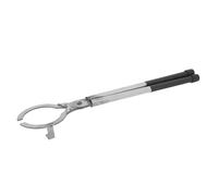 KALLORY Pinzas para Crisol de Acero Inoxidable Pequeñas, Abrazadera de Fundición de Oro para Fundir Metales, Herramienta para Doblar Joyas, Accesorio para Hornos de Fusión, Soporte Seguro