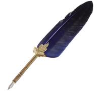 KALLORY Pluma de Caligrafía Marrón Diseño Simple y Práctico, Bolígrafo de Inmersión Reutilizable Punta de Metal para Escritura Hermosa en Oficina y Escuela