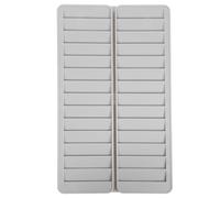 KALLORY Portatarjetas Colgante de Plástico para Oficina y Almacén, Ranuras para Tarjetas de ID/IC, Tamaño Pequeño y Ligero, Soporte Multifuncional para Tarjetas de Hotel, Aula y Uso