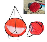 KALLORY Sail de Viento para Kayak Hinchable con Ventana Transparente, Diseño Compacto en Poliéster Tafetán, Adecuado para Pesca y Drifting en Bote Inflable