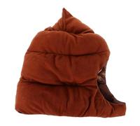 KALLORY Sombrero de Disfraz de Algodón Forma de Caca, Accesorio Creativo y Divertido para Fiesta y Decoración de Año, No se Cae Fácilmente