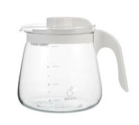 KALLORY Tetera de Vidrio Color Aleatorio de 1700ml Resistente al Calor Tapa de Pp Jarra Grande para Agua Fría y Jugos para Hogar y Casas de Té