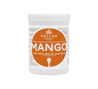 Kallos Cosmetics KJMN Mascarilla Capilar Reparadora Hidratante de Mango para Cabello Seco, Dañado y Tratado Químicamente. Hidrata, Realza el Brillo y Aumenta el Volumen con Aceite de Mango - 1 L