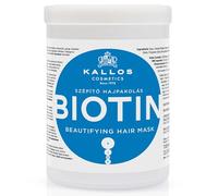 Kallos Cosmetics KJMN Maschera Capelli Rigenerante alla Biotina per Capelli Sottili e Fragili, Aiuta a Ridurre la Rottura, Rinforzare le Ciglia, Attivare i Follicoli e Migliorare la Forza, lo Spessore