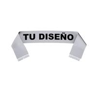 KALLPA Bufandas de fútbol personalizadas. Con escudo, número y textos a elegir. Diseño personalizado (100% PERSONALIZADO)