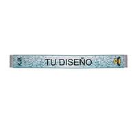 KALLPA Bufandas de fútbol personalizadas. Con escudo, número y textos a elegir. Diseño personalizado