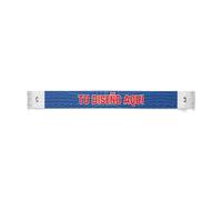 KALLPA Bufandas de fútbol personalizadas. Con escudo, número y textos a elegir. Diseño personalizado (MODELO 1)