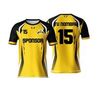 KALLPA Sport Camiseta de fútbol Personalizada. Niños y Adultos. 100% sublimación. Solo Camiseta. Personaliza con tu Nombre, Escudo, número y Sponsor. Varios Modelos. (Modelo 24)