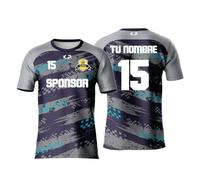 KALLPA Sport Camiseta de fútbol Personalizada. Niños y Adultos. 100% sublimación. Solo Camiseta. Personaliza con tu Nombre, Escudo, número y Sponsor. Varios Modelos. (Modelo 21)