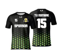KALLPA Sport Camiseta de fútbol Personalizada. Niños y Adultos. 100% sublimación. Solo Camiseta. Personaliza con tu Nombre, Escudo, número y Sponsor. Varios Modelos. (Modelo 7)