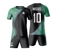 KALLPA Sport Equipación Deportiva de fútbol Personalizada. Niños y Adultos. 100% sublimación. Camiseta y calzona. Personaliza con tu Nombre, Escudo, número y Sponsor. Varios Modelos. (Modelo 1)