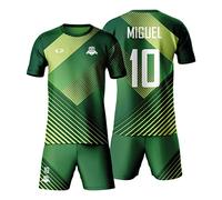 KALLPA Sport Equipación Deportiva de fútbol Personalizada. Niños y Adultos. 100% sublimación. Camiseta y calzona. Personaliza con tu Nombre, Escudo, número y Sponsor. Varios Modelos. (Modelo 3)