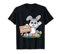 Kalo Pascha Pascua Griega Ortodoxa Pascua Conejo Griego Camiseta