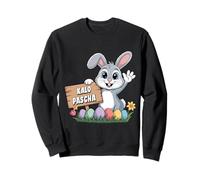 Kalo Pascha Pascua Griega Ortodoxa Pascua Conejo Griego Sudadera