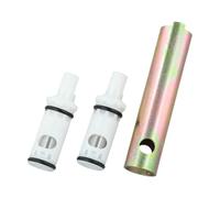 Kalokairi 1224 - Kit de cartucho de repuesto para la mayoría de grifos de doble mango, compatible con 1222, pieza de reparación de plástico blanco, 15 x 5 x 4 cm, 14272, 2 paquetes