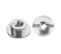 Kalokairi Buceo para válvula de tanque, tuerca de volante de 3/16 pulgadas a 24 roscas, para acero inoxidable para reemplazo estándar de buceo para válvulas de tanque, paquete de 2