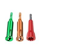 Kalokairi Cable trenzado con portabrocas de 1/4 pulgadas, conector pelacables de 3 vías y 5 vías, taladro eléctrico, para rojo/verde/juego de 3 piezas