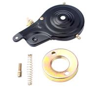 Kalokairi Conjunto de freno de tambor de banda trasera para bicicleta eléctrica, completo para kit de repuesto con accesorios, construcción robusta, frenado fiable para rendimiento, color negro