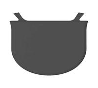 Kalokairi Forro de silicona para olla de cocción lenta, resistente al calor, bolsa sin inserción, 6 cuartos de galón, ollas ovaladas, aptas para lavavajillas, gris y negro, 8 cuartos de galón